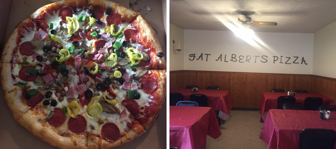 Fat Albert's Pizza Menu