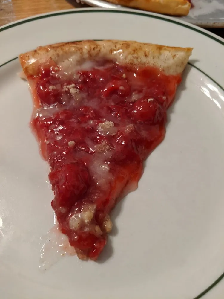 Cherry Dessert Pizza
